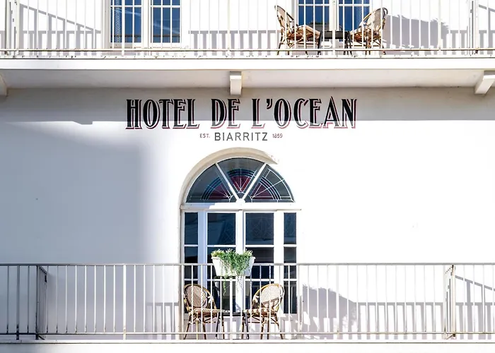 Hotel Hotel Restaurant De L'Ocean - Coeur De Ville, Proche Grande Plage Et Port Vieux Biarritz